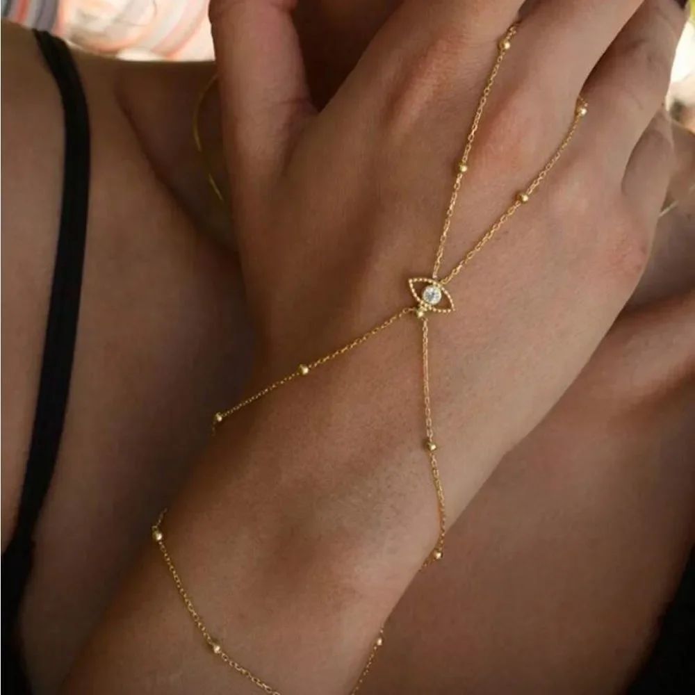 Evil eye Hand Chain Bracelet M1732